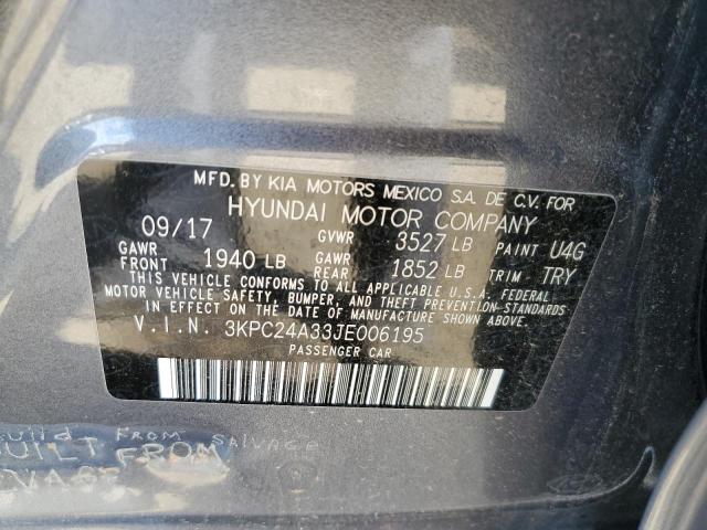 Photo 10 from auction – 2018 HYUNDAI ACCENT SE with VIN 3KPC24A33JE006195