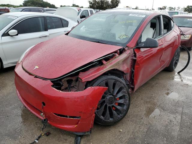 Photo 2 from auction – 2021 TESLA MODEL Y with VIN 5YJYGDEF1MF258196