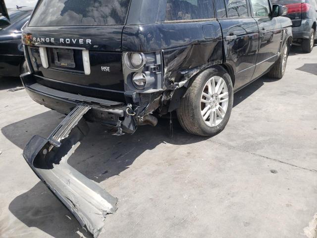 Photo 9 from auction – 2009 LAND ROVER RANGE ROVE with VIN SALME154X9A303517