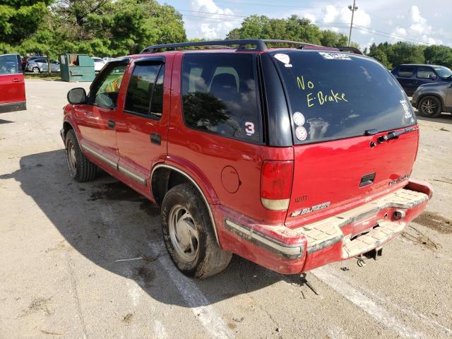 Photo 3 from auction – 1998 CHEVROLET BLAZER with VIN 1GNDT13WXW2239610