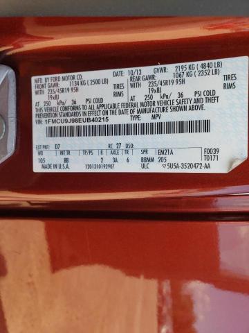Photo 10 from auction – 2014 FORD ESCAPE TIT with VIN 1FMCU9J98EUB40215