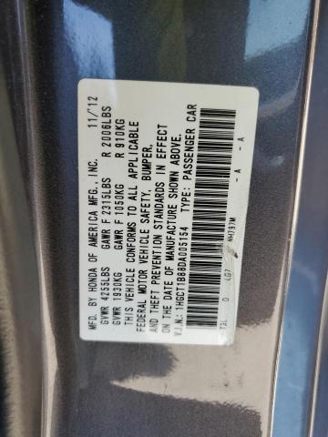Photo 10 from auction – 2013 HONDA ACCORD EXL with VIN 1HGCT1B88DA005154