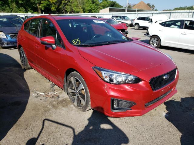 SUBARU IMPREZA SP 2018 with VIN 4S3GTAM64J3700002 - Photo from auction