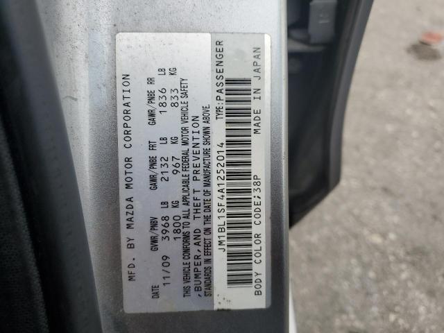 Photo 10 from auction – 2010 MAZDA 3 I with VIN JM1BL1SF4A1252014