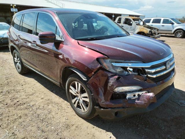 HONDA PILOT EX 2016 with VIN 5FNYF6H48GB066397 - Photo from auction