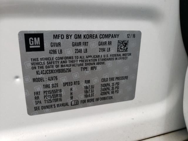 Photo 10 from auction – 2017 BUICK ENCORE ESS with VIN KL4CJCSMXHB085256