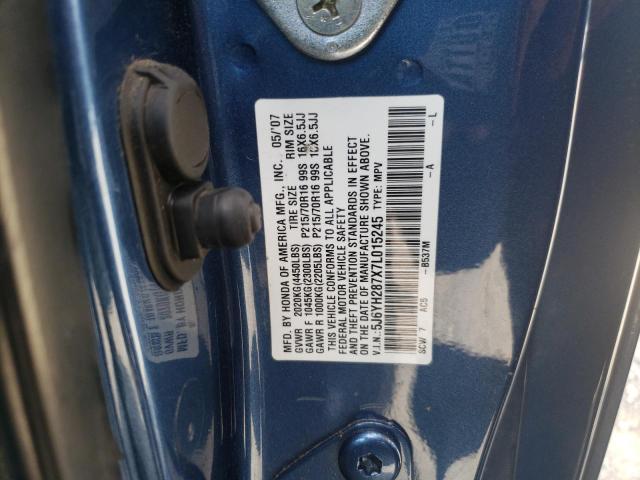 Photo 10 from auction – 2007 HONDA ELEMENT EX with VIN 5J6YH287X7L015245
