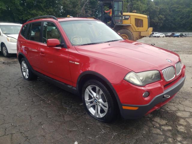 BMW X3 3.0SI 2007 with VIN WBXPC93417WJ01549 - Photo from auction