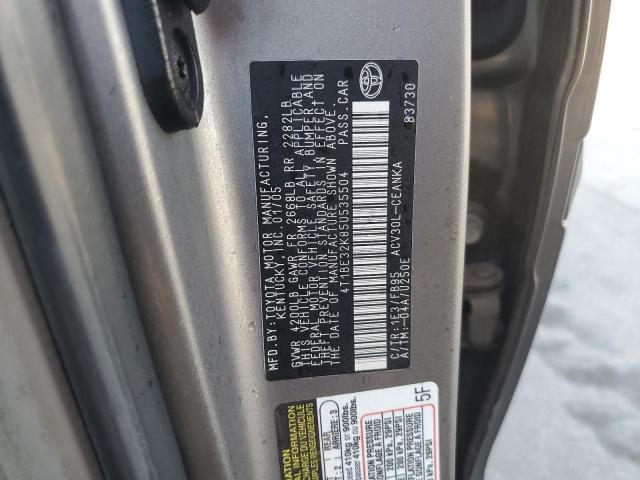 Photo 10 from auction – 2005 TOYOTA CAMRY LE with VIN 4T1BE32K85U535504
