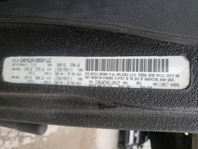 Photo 10 from auction – 2014 JEEP WRANGLER U with VIN 1C4BJWFG4EL164127