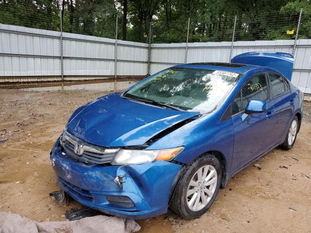 Фото 2 с аукциона – 2012 HONDA CIVIC EX с VIN 19XFB2F88CE073836