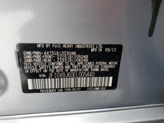 Photo 10 from auction – 2014 SUBARU STI with VIN JF1GV8J60EL005440