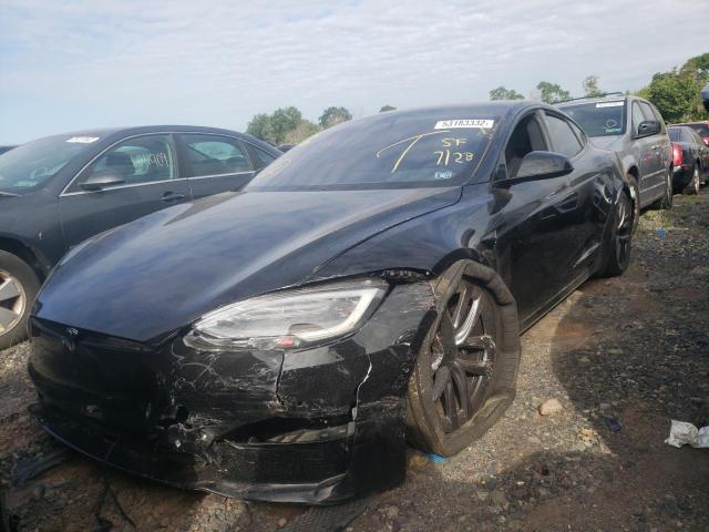 Photo 2 from auction – 2021 TESLA MODEL S with VIN 5YJSA1E50MF436791