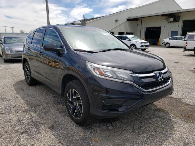 HONDA CR-V SE 2016 with VIN 5J6RM4H40GL081305 - Photo from auction