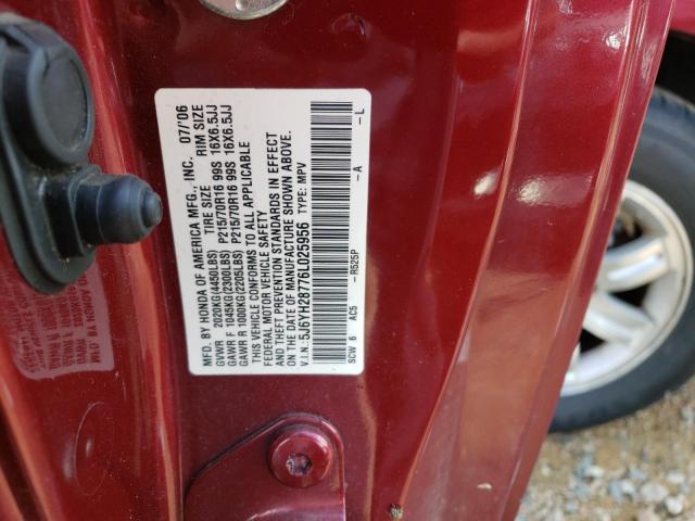 Photo 10 from auction – 2006 HONDA ELEMENT EX with VIN 5J6YH28776L025956