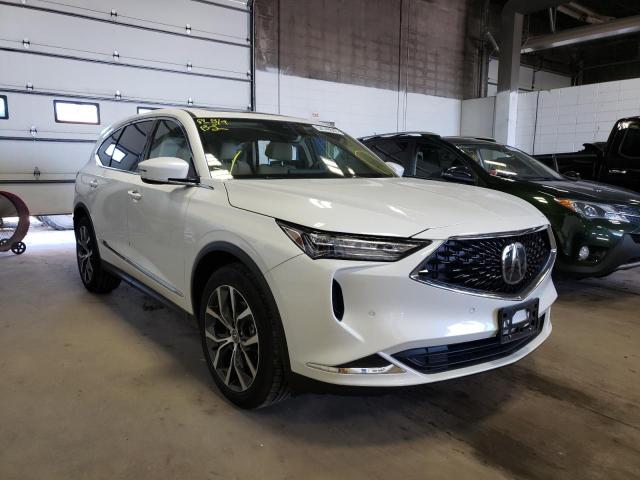 Photo 1 from auction – 2022 ACURA MDX TECHNO with VIN 5J8YE1H44NL034886