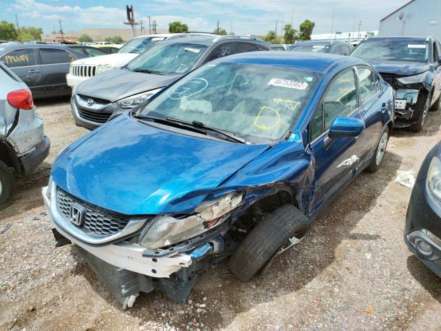 Photo 2 from auction – 2014 HONDA CIVIC LX with VIN 19XFB2F57EE222584