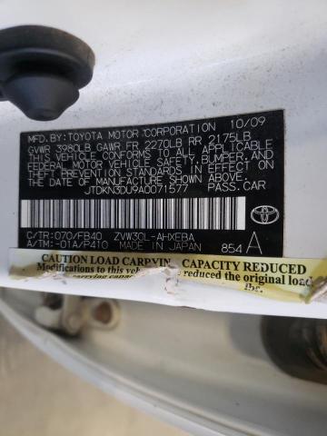 Photo 10 from auction – 2010 TOYOTA PRIUS with VIN JTDKN3DU9A0071577