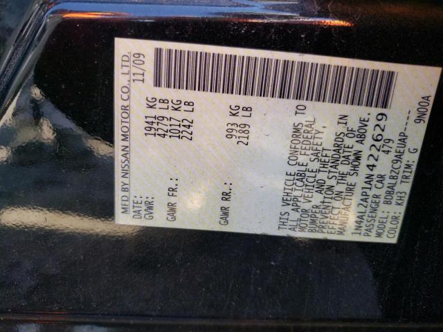 Photo 10 from auction – 2010 NISSAN ALTIMA BAS with VIN 1N4AL2AP1AN422629