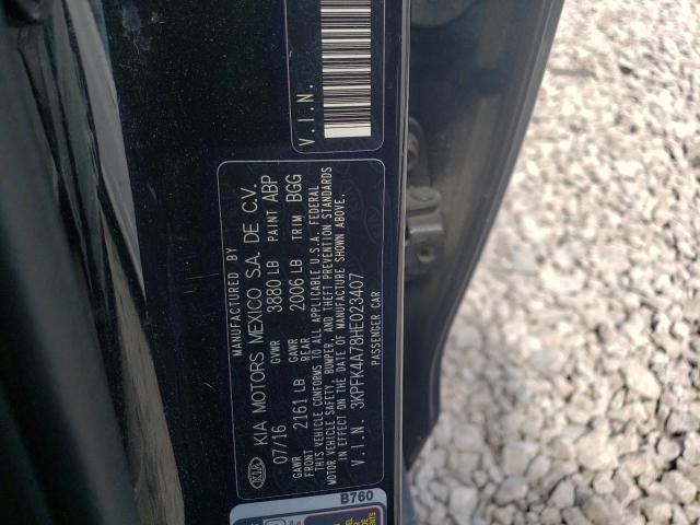 Photo 10 from auction – 2017 KIA FORTE LX with VIN 3KPFK4A78HE023407