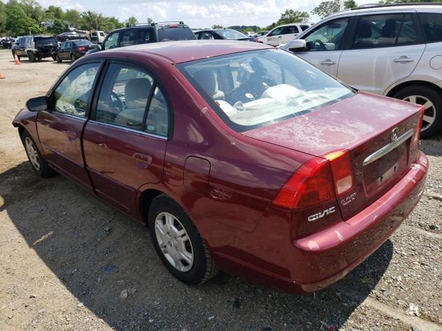 Photo 3 from auction – 2002 HONDA CIVIC LX with VIN 2HGES16642H539724
