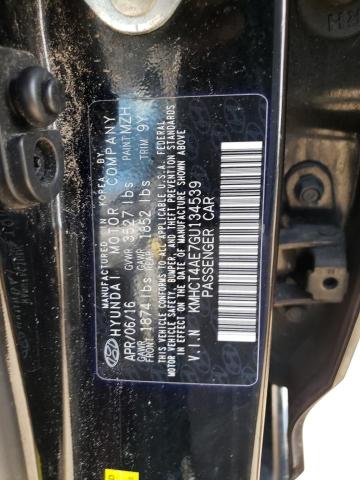 Photo 10 from auction – 2016 HYUNDAI ACCENT SE with VIN KMHCT4AE7GU134539