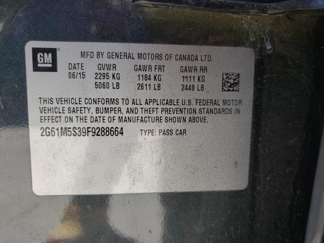 Photo 10 from auction – 2015 CADILLAC XTS LUXURY with VIN 2G61M5S39F9288664