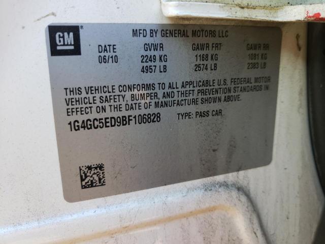 Photo 10 from auction – 2011 BUICK LACROSSE C with VIN 1G4GC5ED9BF106828