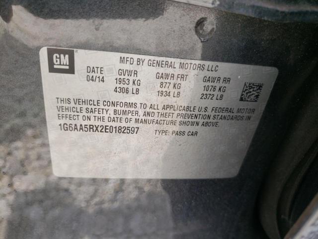 Photo 10 from auction – 2014 CADILLAC ATS with VIN 1G6AA5RX2E0182597