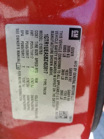 Photo 10 from auction – 2011 GMC SIERRA C15 with VIN 1GTR1UEA5BZ453817