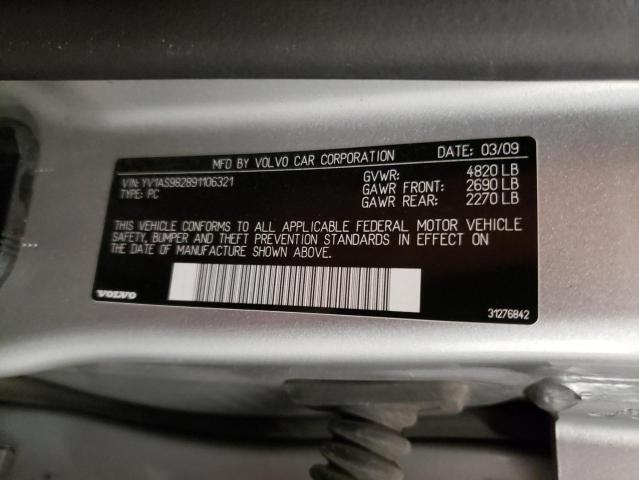 Photo 10 from auction – 2009 VOLVO S80 3.2 with VIN YV1AS982891106321
