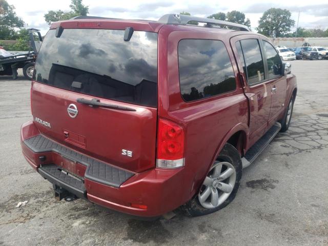 Photo 4 from auction – 2009 NISSAN ARMADA SE with VIN 5N1AA08C29N601308