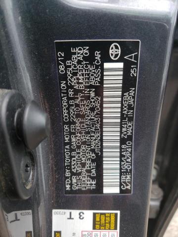 Photo 10 from auction – 2012 TOYOTA PRIUS V with VIN JTDZN3EU4C3170452