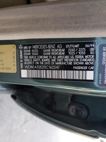 Zdjęcie 10 z aukcji – 1995 MERCEDES-BENZ E 320 BASE z VIN WDBEA32E2SC162547