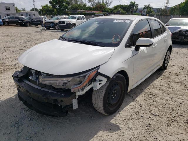 Photo 2 from auction – 2021 TOYOTA COROLLA LE with VIN JTDEPMAE4MJ173877