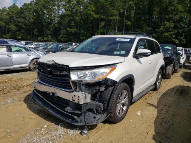 Photo 2 from auction – 2014 TOYOTA HIGHLANDER with VIN 5TDKKRFH2ES016659