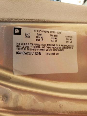 Photo 10 from auction – 2007 BUICK LUCERNE with VIN 1G4HD57207U116549