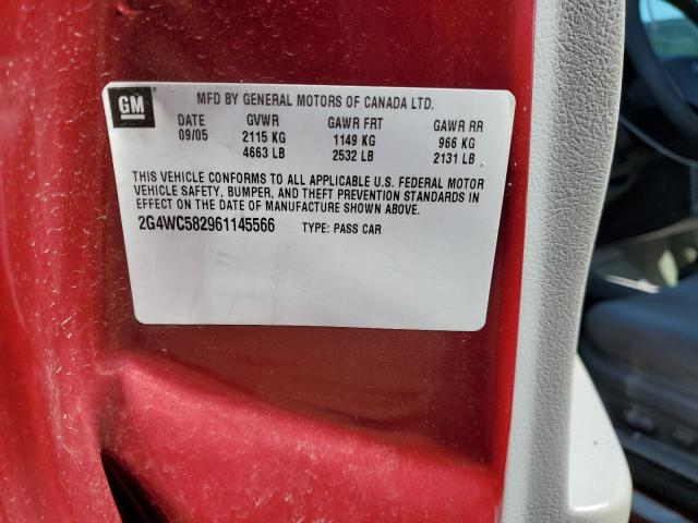 Photo 10 from auction – 2006 BUICK LACROSSE C with VIN 2G4WC582961145566