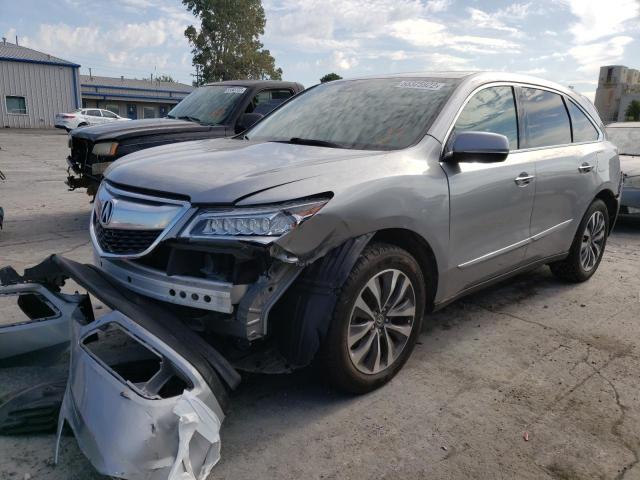 Photo 2 from auction – 2016 ACURA MDX TECHNO with VIN 5FRYD4H48GB021100