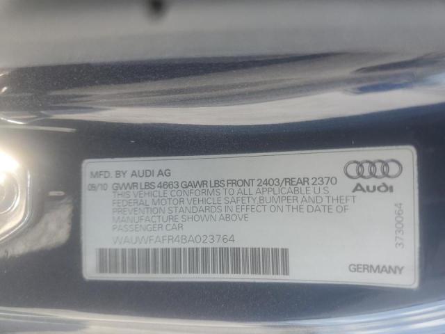 Photo 10 from auction – 2011 AUDI A5 PRESTIG with VIN WAUWFAFR4BA023764