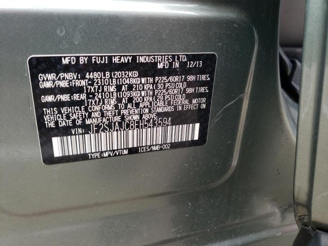 Photo 10 from auction – 2014 SUBARU FORESTER 2 with VIN JF2SJAJC8EH543594