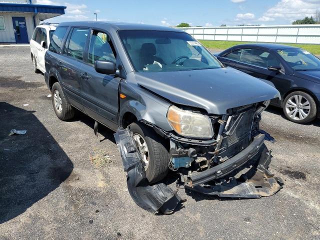 HONDA PILOT LX 2007 with VIN 5FNYF18147B003581 - Photo from auction