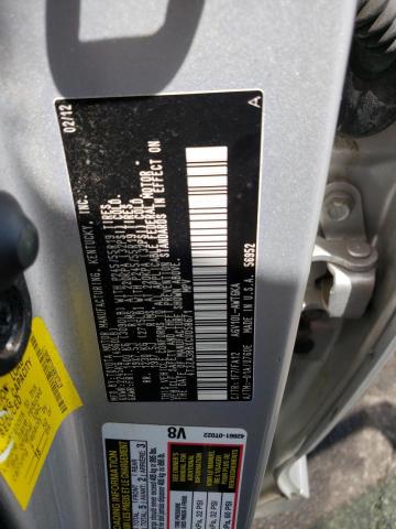 Photo 10 from auction – 2012 TOYOTA VENZA LE with VIN 4T3ZA3BBXCU058671