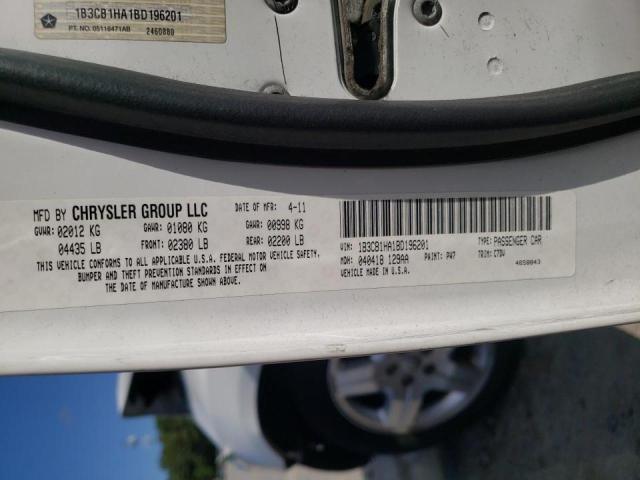 Photo 10 from auction – 2011 DODGE CALIBER EX with VIN 1B3CB1HA1BD196201