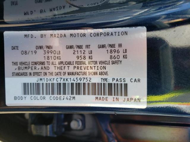 Photo 10 from auction – 2019 MAZDA CX-3 TOURI with VIN JM1DKFC7XK1459752