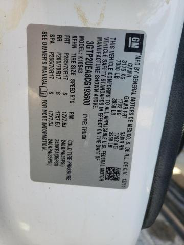 Photo 10 from auction – 2012 GMC SIERRA K15 with VIN 3GTP2UEA8CG193600