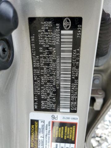 Photo 10 from auction – 2014 TOYOTA CAMRY L with VIN 4T1BF1FK8EU837841