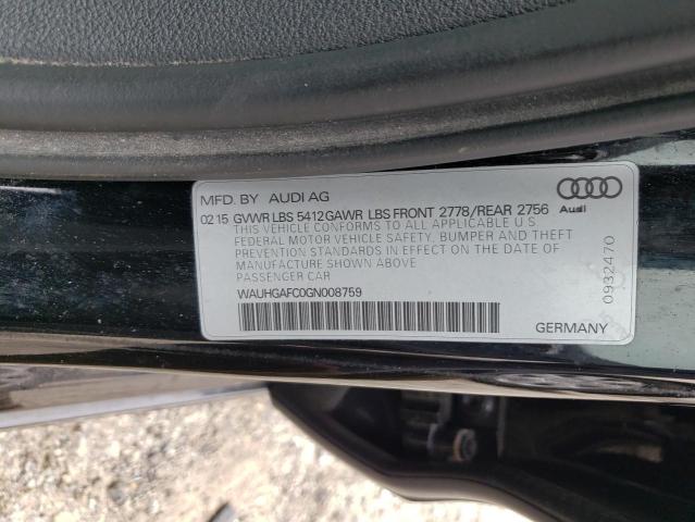 Photo 10 from auction – 2016 AUDI A6 PRESTIG with VIN WAUHGAFC0GN008759