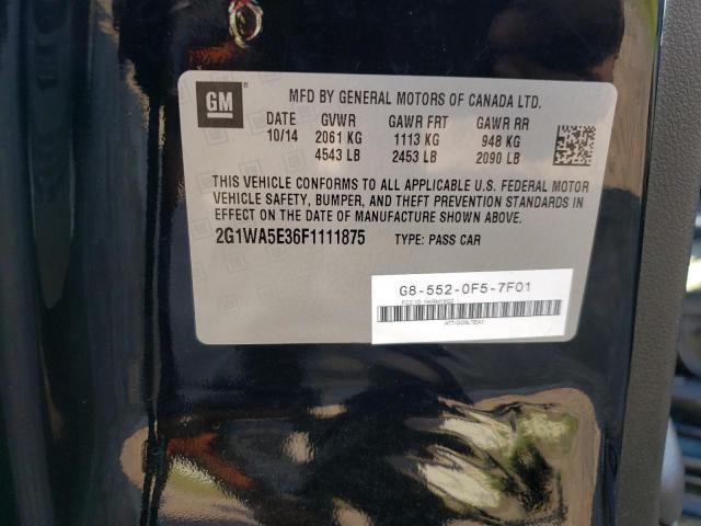 Photo 10 from auction – 2015 CHEVROLET IMPALA LIM with VIN 2G1WA5E36F1111875