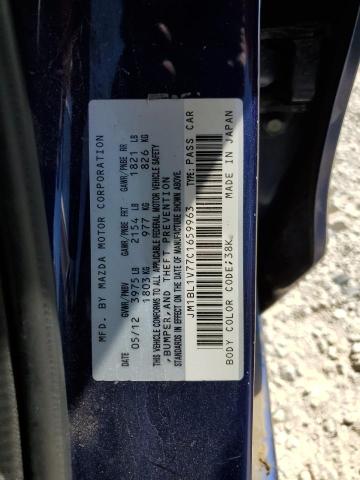 Photo 10 from auction – 2012 MAZDA 3 I with VIN JM1BL1V77C1659963